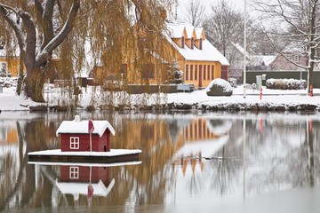 House on a pond