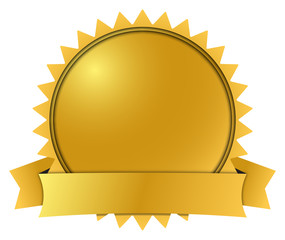 Gold Badge Banner