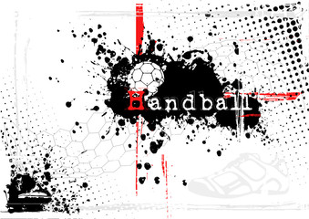 dirty handball background - 28151270