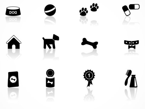 Dog icon set