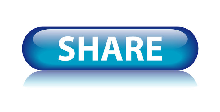 SHARE Web Button (social network internet community like upload)