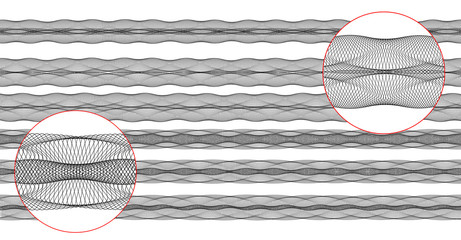 vector guilloche borders