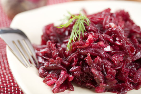 Fresh beetrot salad