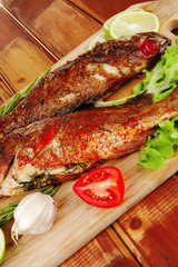 roast golden fish