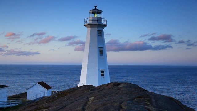 Lighthouse at sunset