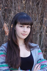 Naklejka premium Teen girl