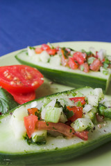 Indischer Gurkensalat