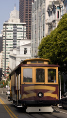 Naklejka na ściany i meble Cable Car, San Francisco