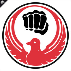 MAMARTIAL ARTS-VADO RYU KARATE SIMBOL