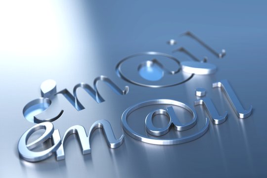 illustration, image webmail, email arrobase