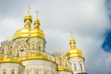 Fototapeta na wymiar Cupola of Orthodox church