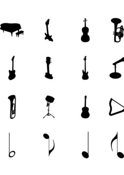 Set of musical instruments