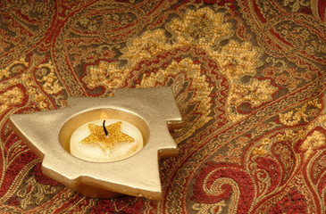 fondo navidad vela abeto