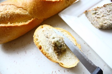 tartine de pâté de campagne