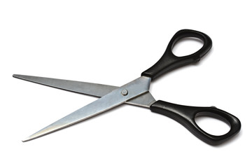 Yellow handled scissors