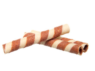 sweet tubules with a vanilla cream