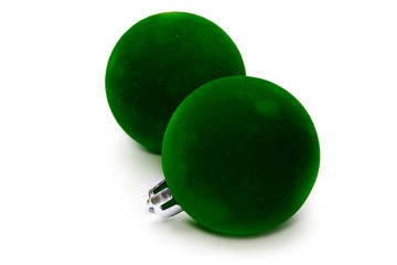 Christmas tree decoration isolated.