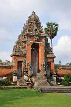 Traditional architecture of temples of Bali