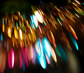 Background of defocused colored lights