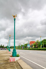 Electricity post a bird