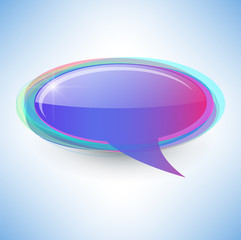 Speech bubble background