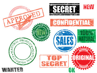 Obraz premium various stamps
