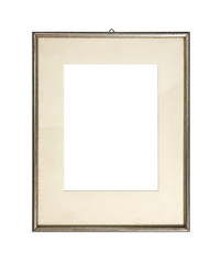 Old silver picture frame