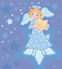 Angel with a star