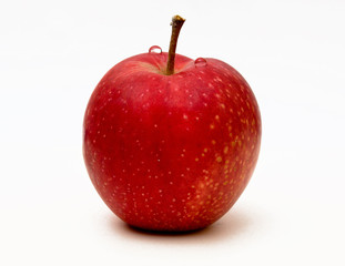 Red apple isolated on white