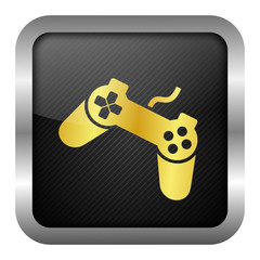 gold icon set - joystick