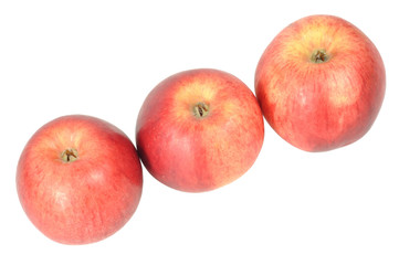 Apples with clipping path