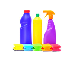 washing liquids and sponges