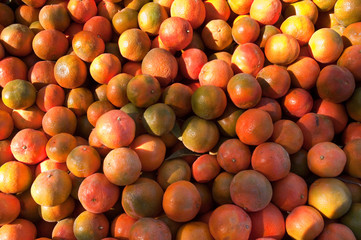 Tangerines background.