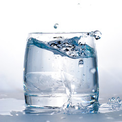 Glass with water