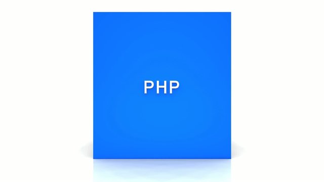 3D W&uuml;rfel Blau 02 - Webdesign