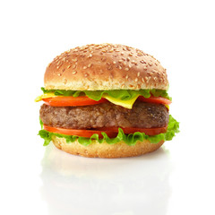 hamburger isolated