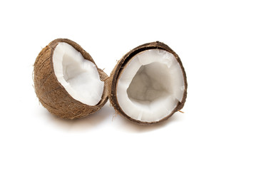 Fototapeta na wymiar coconut isolated on white background
