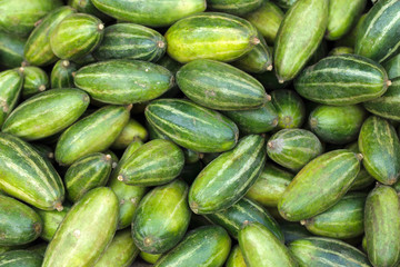 cucumbers in market