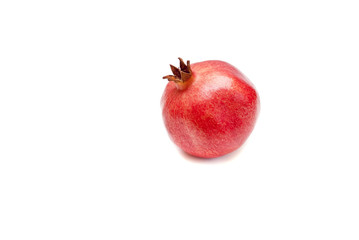pomegranate isolated on white background