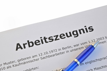 Arbeitszeugnis  #101204-009
