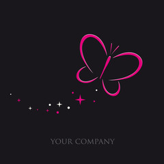 logo entreprise, logo papillon © Logostylish