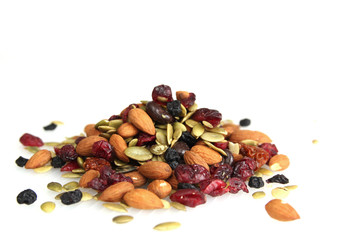 Trail nuts and dry fruits
