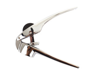 Garlic press isolated on white