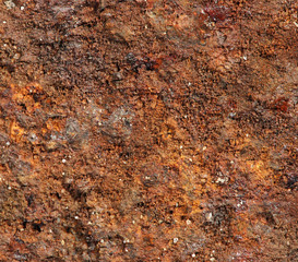 texture of old ferruginous metal