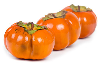 Ripe persimmons