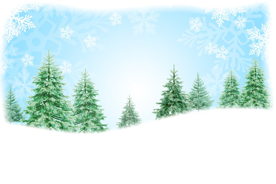 Christmas nature background design