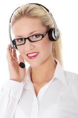 Young business woman