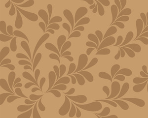 Abstract brown background curls vector format.