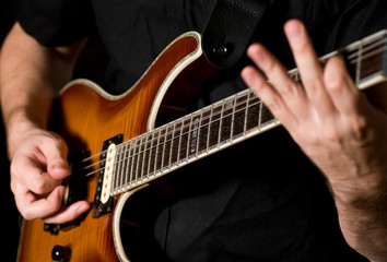 Fototapeta premium Guitar playing