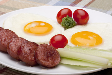 Fried eggs
